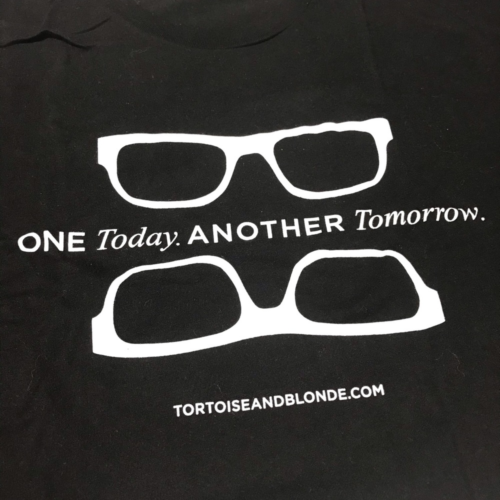 Eyeglass T. Tortoise & Blonde Black L